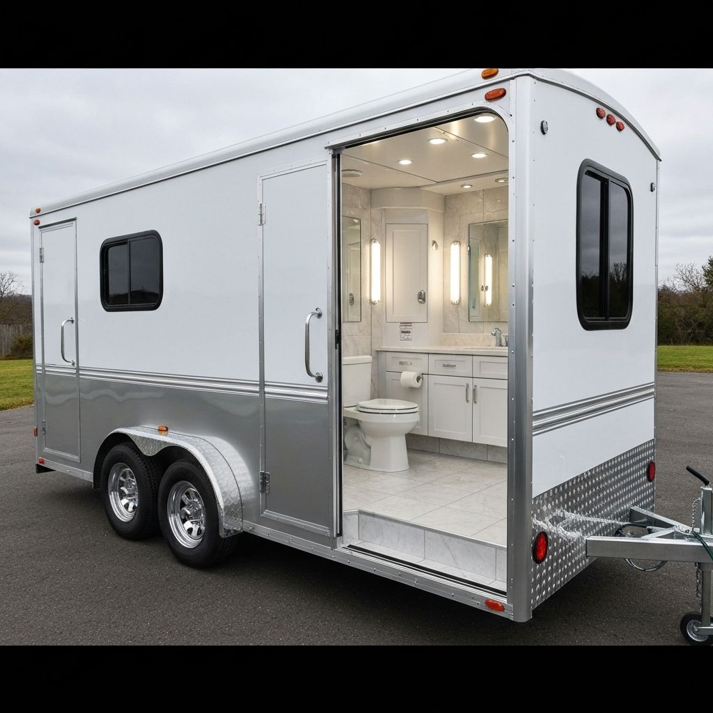 Deluxe Restroom Trailers